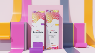 Strips om het haar mee te kleuren en highlights ColorCuts
