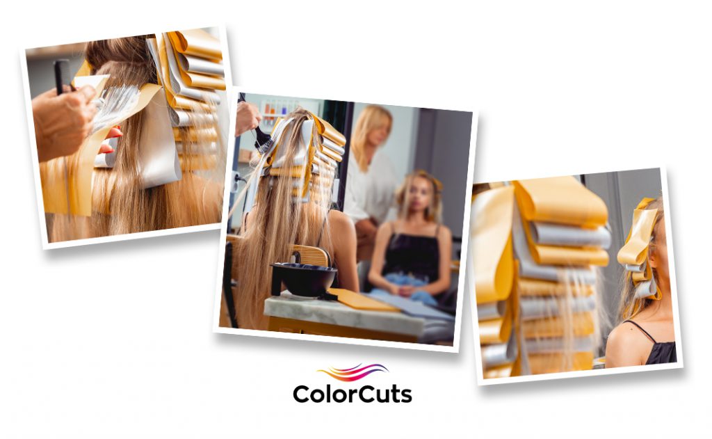 ColorCuts herbruikbare wraps voor haar kleuren